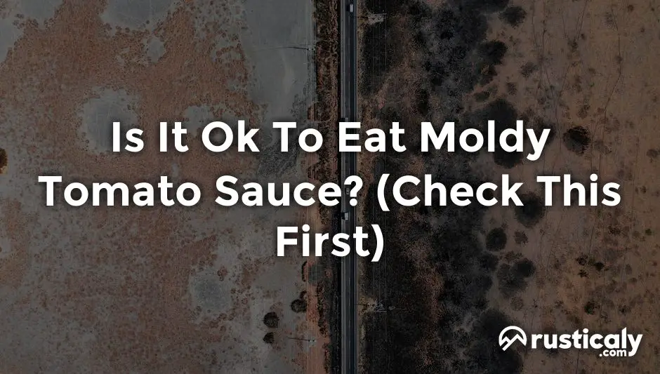 is it ok to eat moldy tomato sauce
