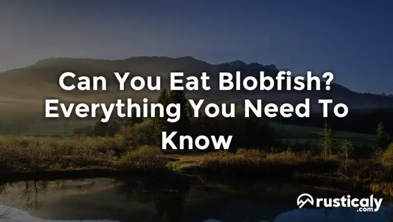 can you eat blobfish