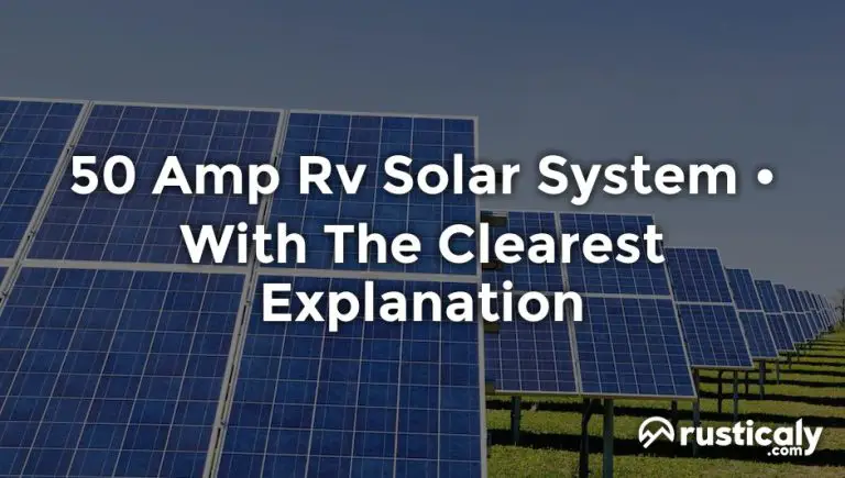 50 amp rv solar system