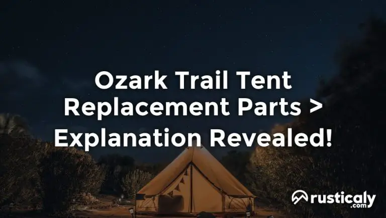 ozark trail tent replacement parts