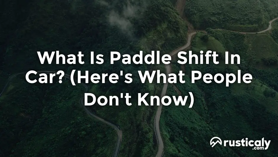 what is paddle shift in car