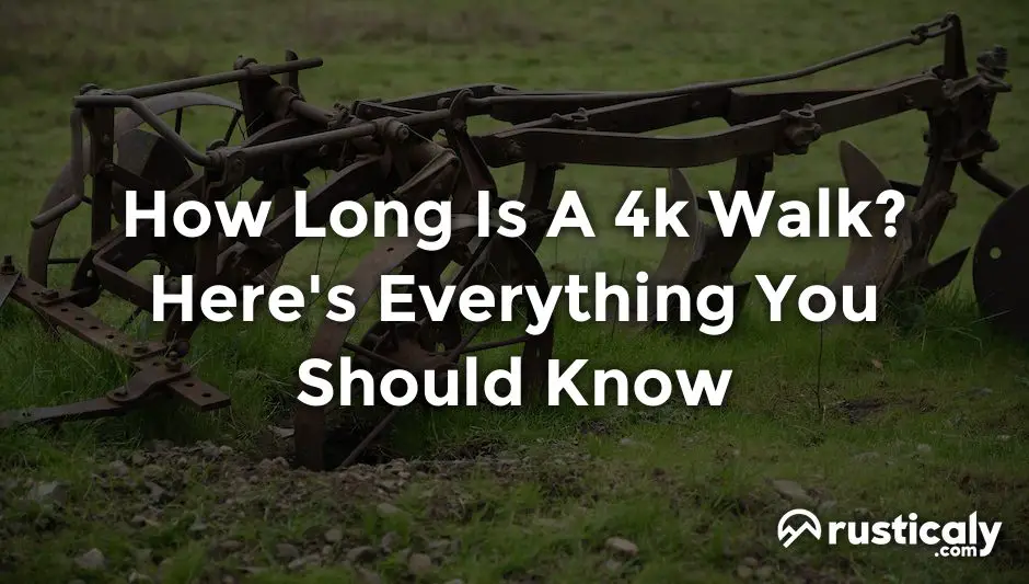 how long is a 4k walk