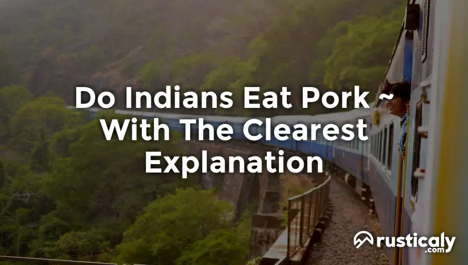 do indians eat pork