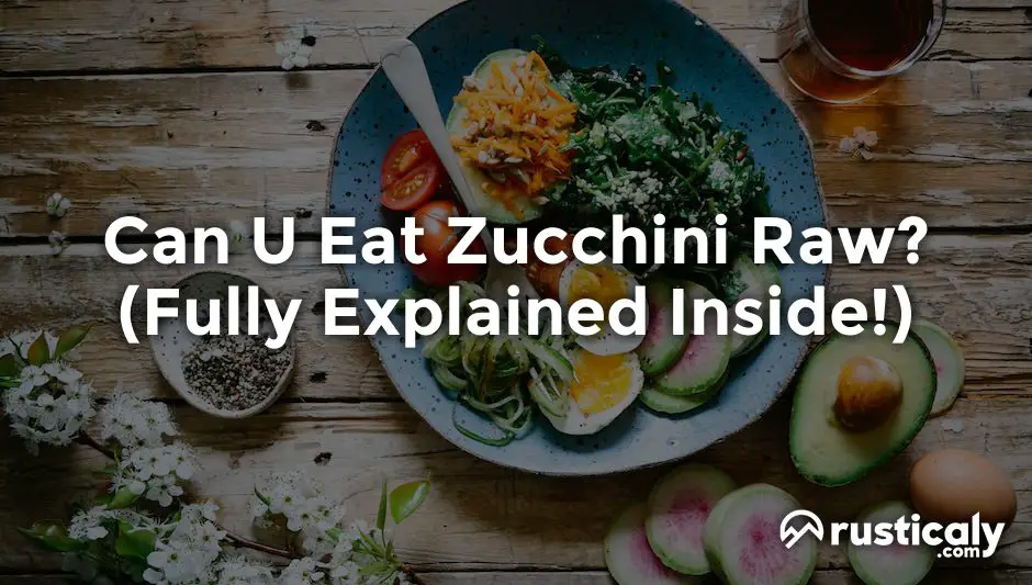 can u eat zucchini raw