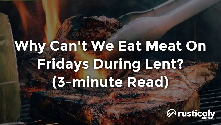 why can't we eat meat on fridays during lent
