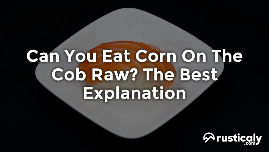 can you eat corn on the cob raw