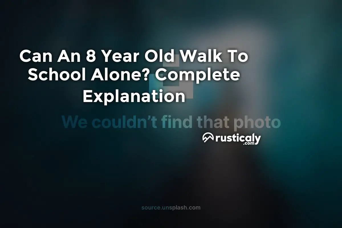 can an 8 year old walk to school alone