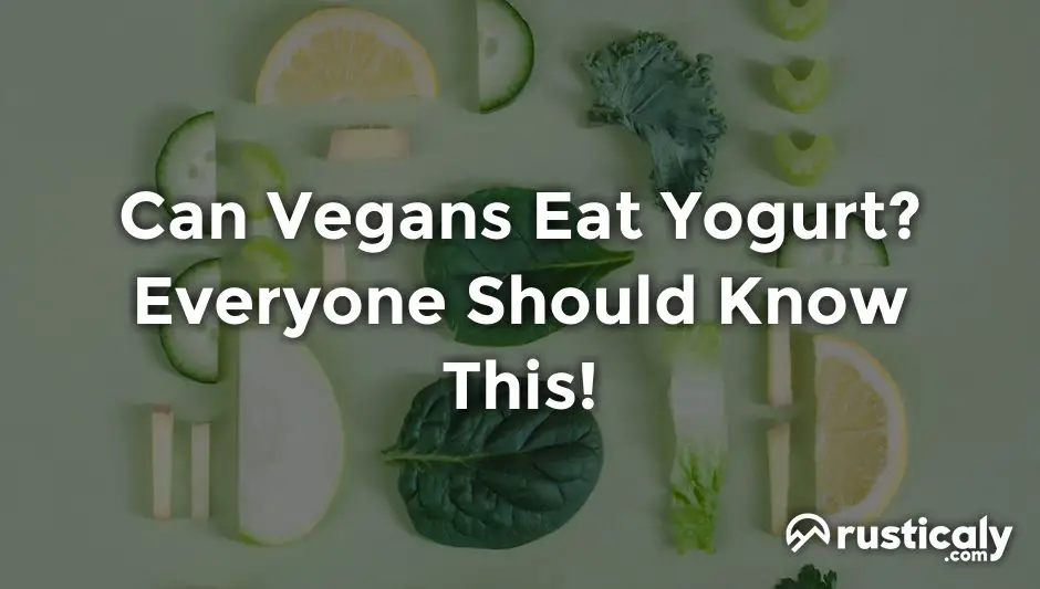 can vegans eat yogurt