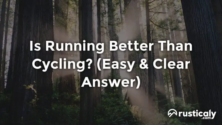 is running better than cycling