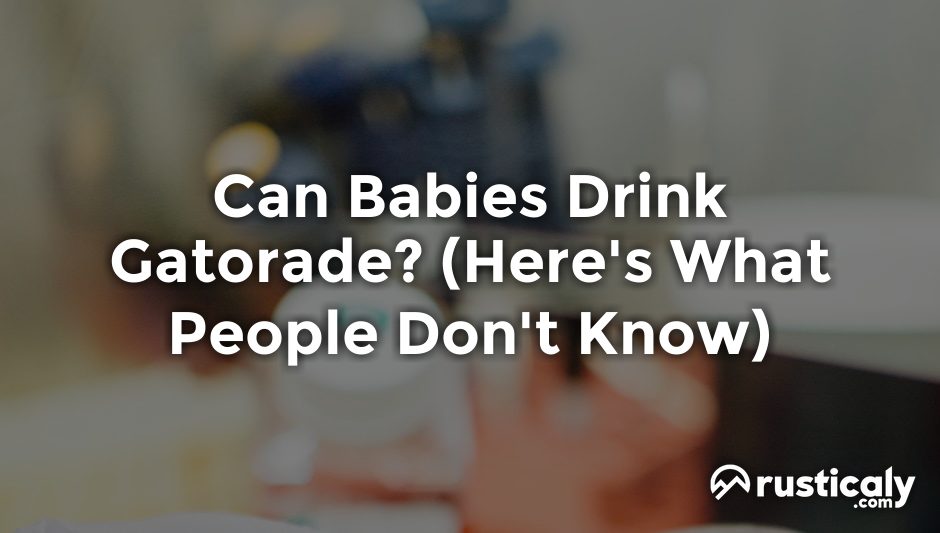 can babies drink gatorade
