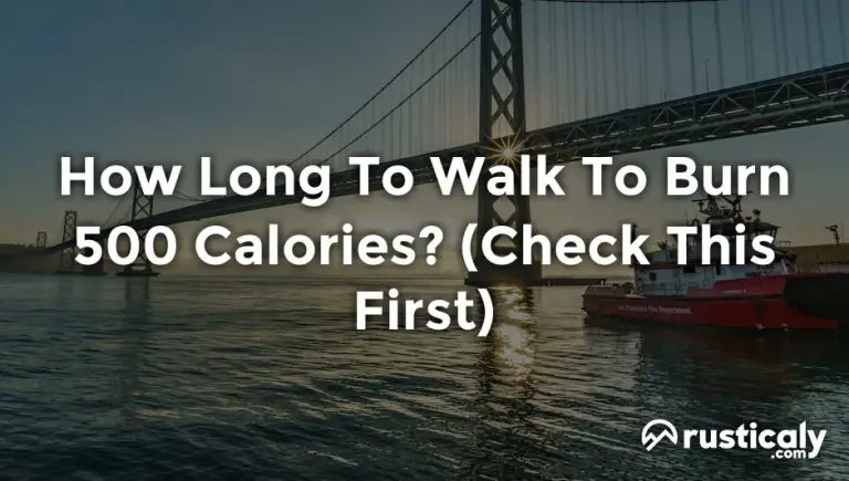 how long to walk to burn 500 calories